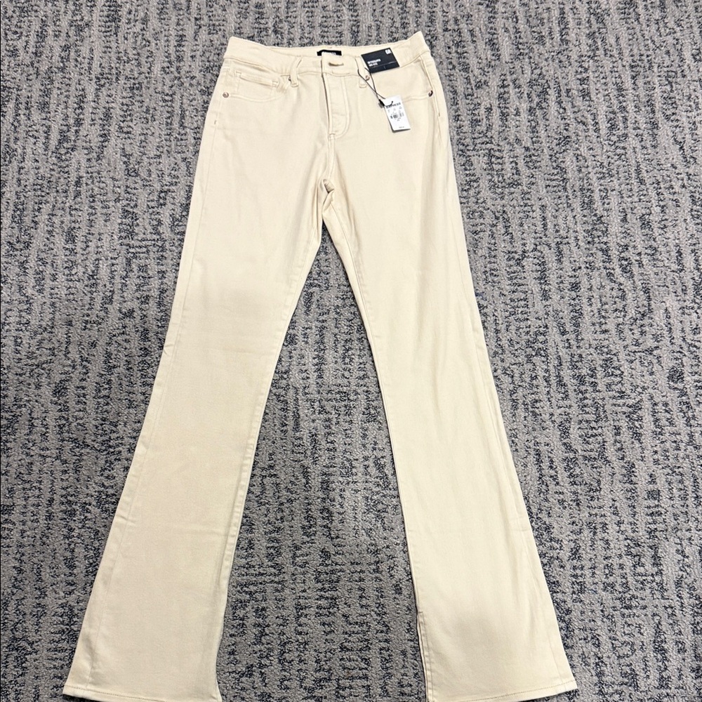 Express skyscraper Women's Cream Jeans NWT